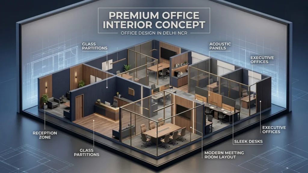 office interior designer in delhi ncr scaled